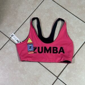 Zumba Fitness Vibrant Pink Sports Top